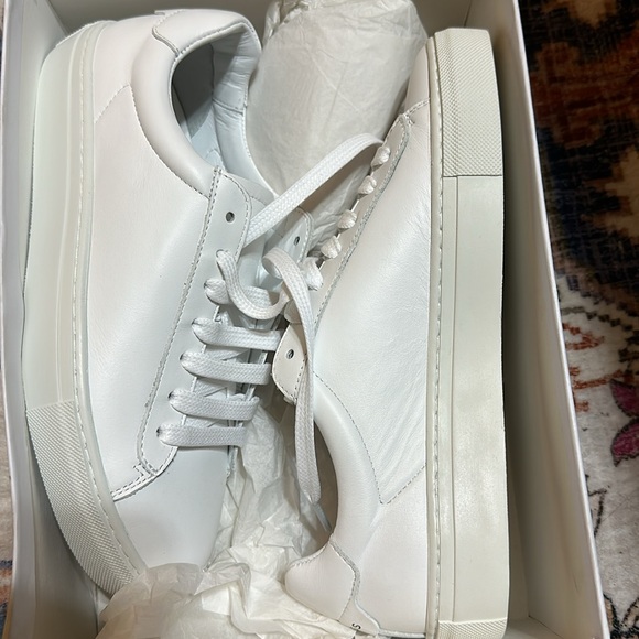 Reiss Women\'s Finley Low-Top Trainer Sneakers White